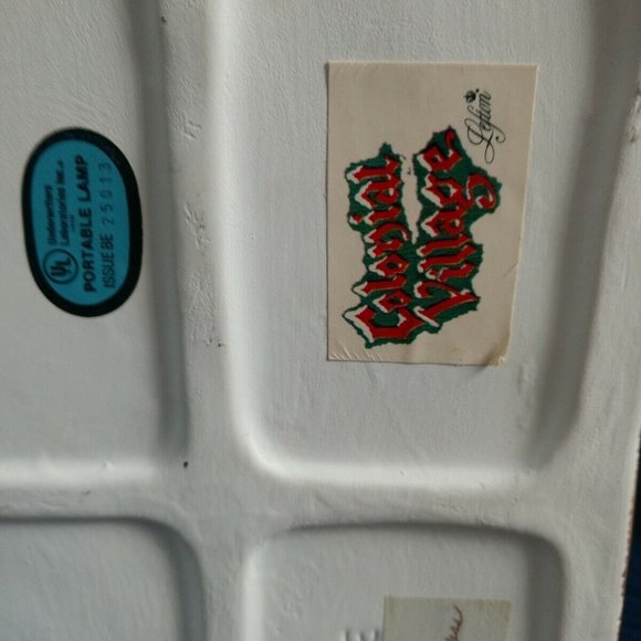 Lefton BURNSIDE Colonial Christmas Village 00717 Holiday 1992 C2 Original Box. - Picture 9 of 12